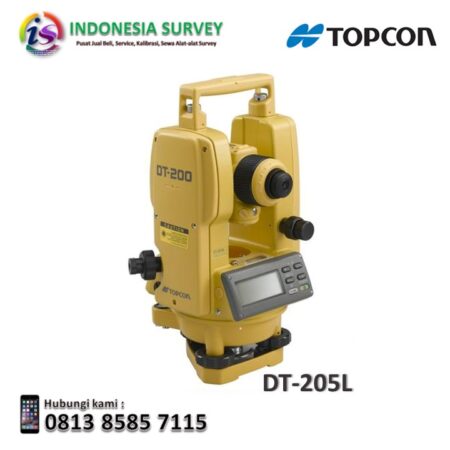 Jual Sewa Kalibrasi Theodolite Topcon DT 205L Baru Bekas | 0813-8585-7115