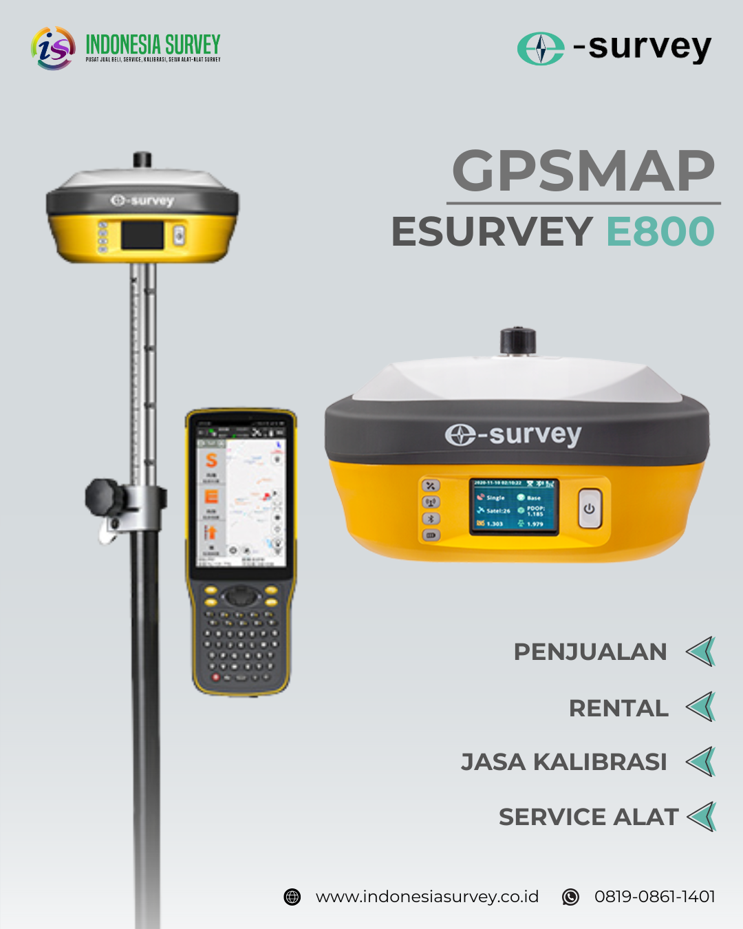 GPS MAP ESurvey E800