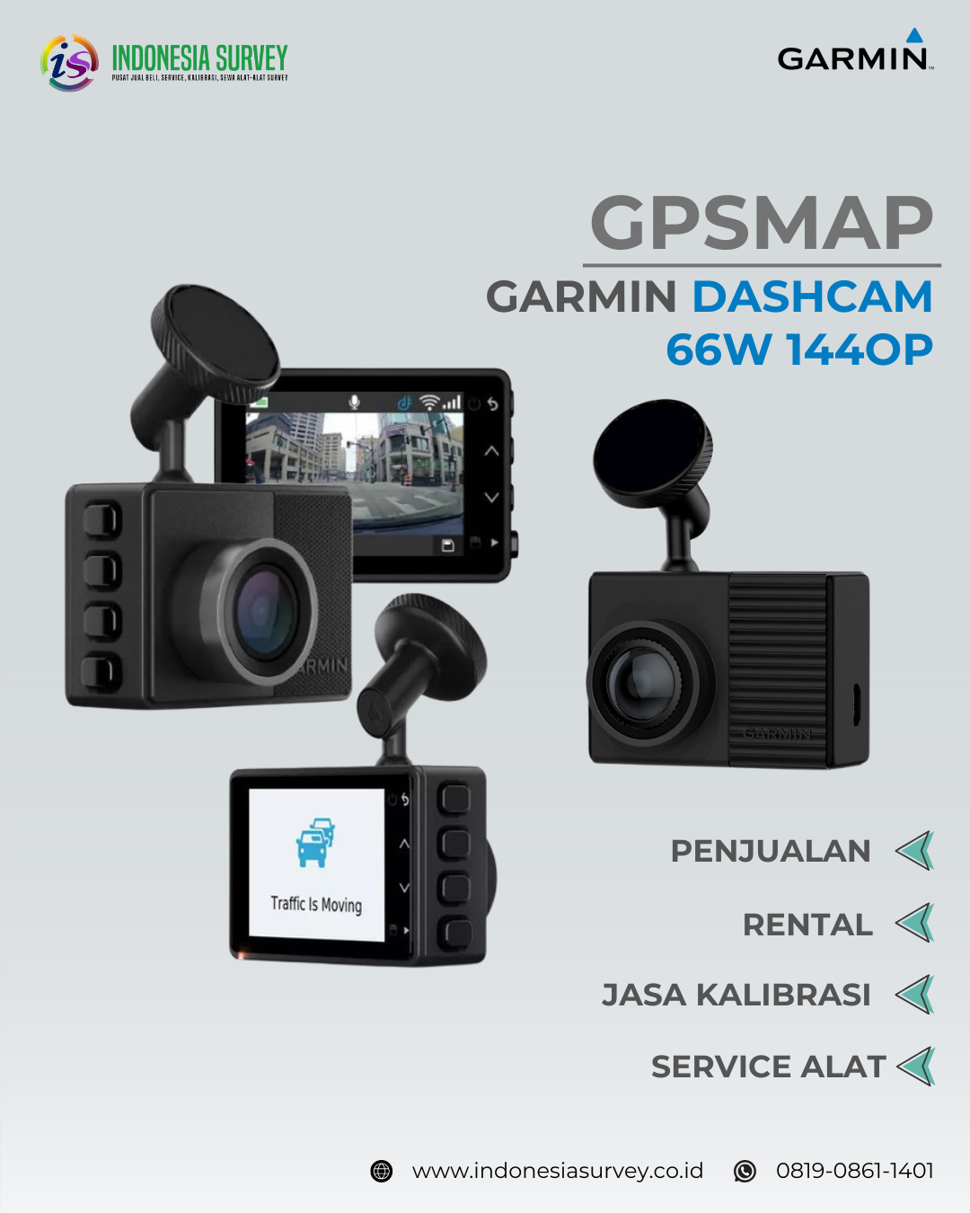 Garmin Dash Cam 66w 1440p